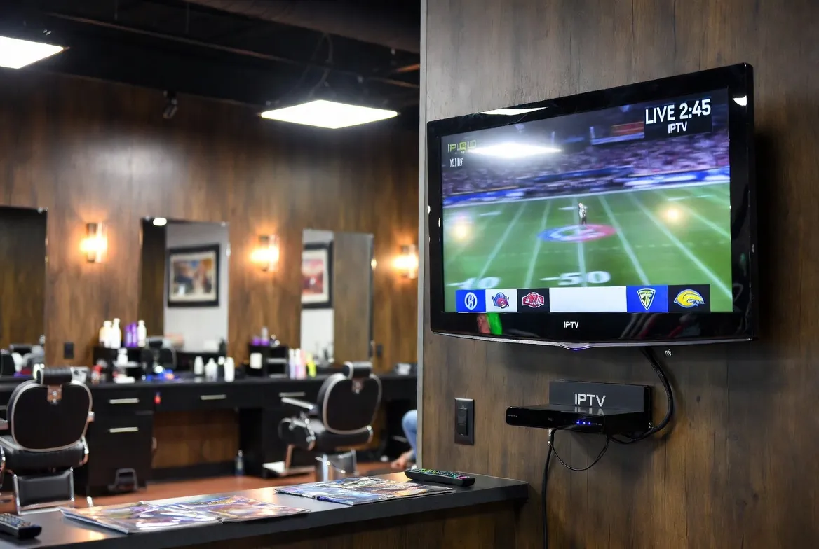 Why Barbershops & Salons Are Switching to IPTV for Customer TV