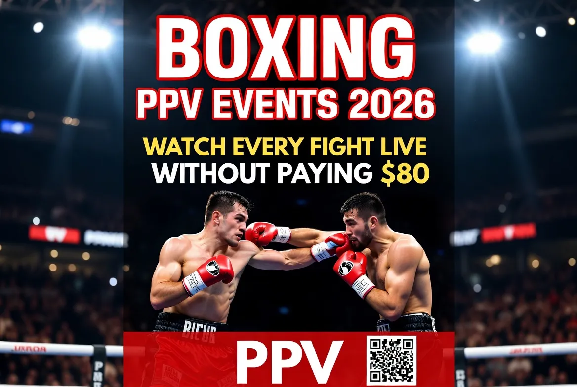 Boxing PPV Events in 2026: Watch Every Fight Live Without Paying $80